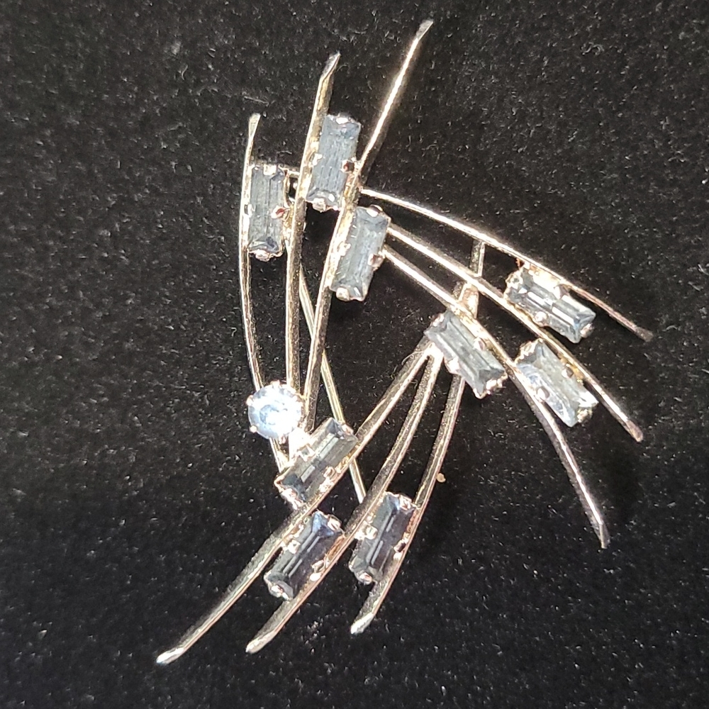 Vintage Crystal Brooch